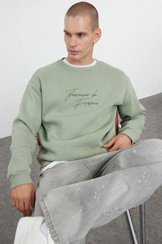 Jersey oversize - Verde agua