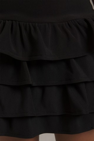 Vestido evasé - Negro