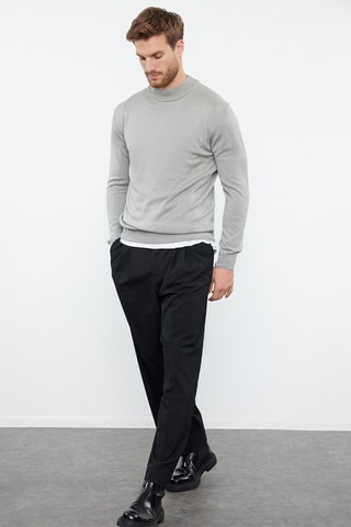 Jersey slim fit - Gris