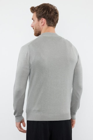 Jersey slim fit - Gris