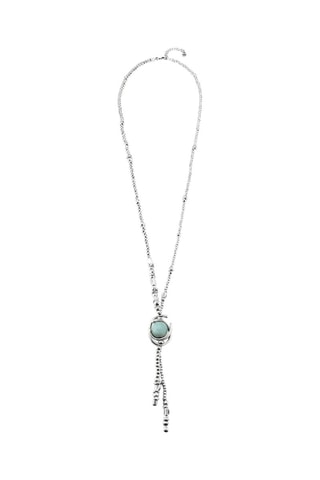 Ketting - Doublé Geelgoud en Amazoniet