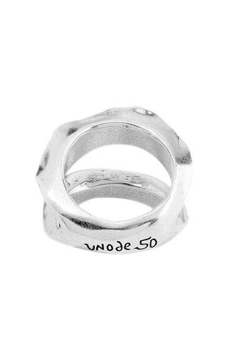 Dubbele ring- Doublé Zilver