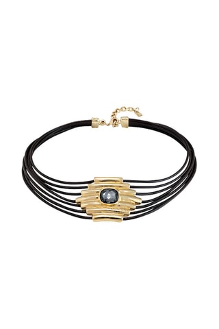 Ketting met Meerdere Rijen - Doublé Geelgoud