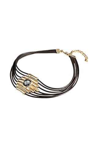 Ketting met Meerdere Rijen - Doublé Geelgoud