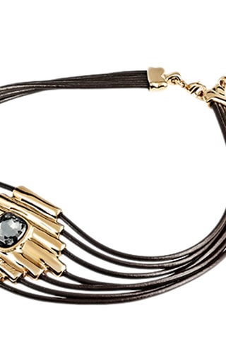 Ketting met Meerdere Rijen - Doublé Geelgoud