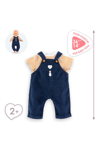 T-shirt et salopette pour poupon 36 cm Corolle - Dès 2 ans