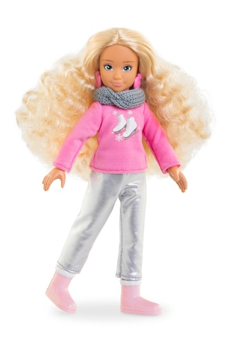 Coffret poupée Corolle Valentine à la Montagne - 4 accessoires - Dès 4 ans - 28 cm