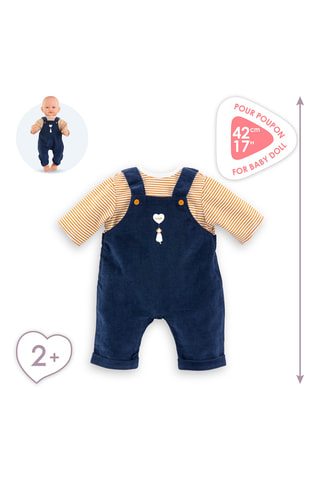T-Shirt et salopette pour poupon 42 cm Corolle - Dès 2 ans