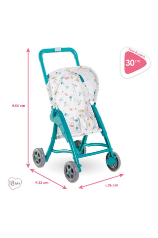 Poussette Oursons pour poupon 30 cm - Dès 18 mois