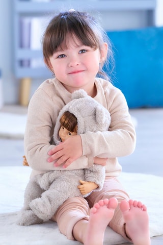 Combinaison Pilote Ourson poupon 36 cm - Dès 2 ans