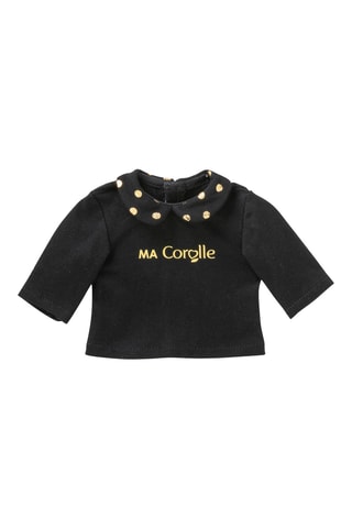 T-Shirt Noir et Or Manches Longues pour poupée ma Corolle - Dès 3 ans
