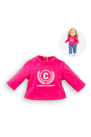 T-Shirt Fuchsia Corolle Academy pour poupée ma Corolle - Dès 3 ans