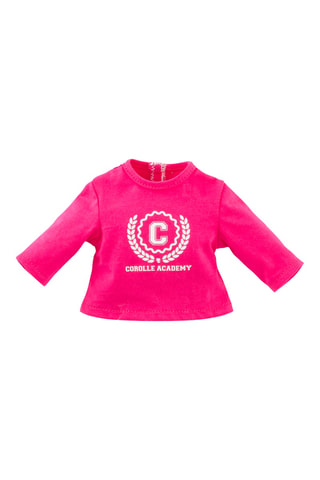 T-Shirt Fuchsia Corolle Academy pour poupée ma Corolle - Dès 3 ans