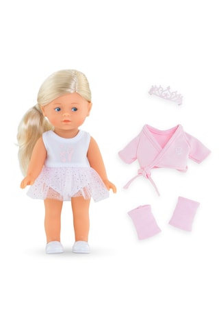 Coffret Poupée Mini Corolline Rosy Ballerine - 4 pièces - Dès 3 ans