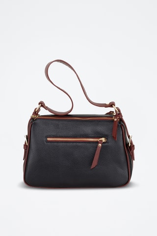Sac porté épaule en cuir Andreina - Noir