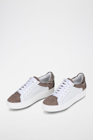 Baskets en cuir Nunza - Blanc