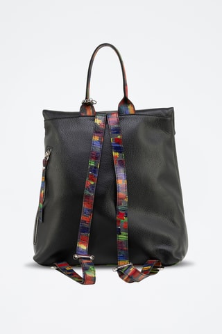 Sac à dos en cuir Azalea - Noir