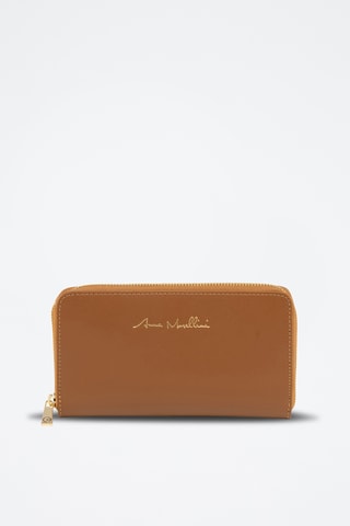 Portefeuille en cuir Nanica - Camel