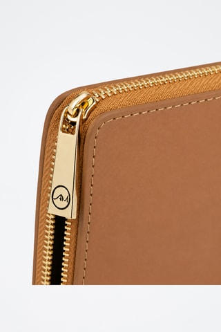 Portefeuille en cuir Nanica - Camel
