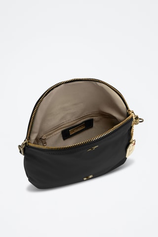 Sac bandoulière en cuir Alice - Noir