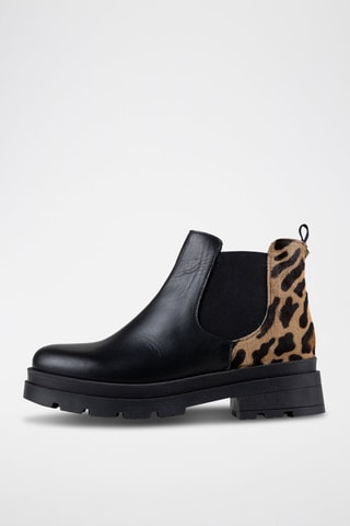 Bottines Chelsea en cuir Anatridina - Noir - Noir