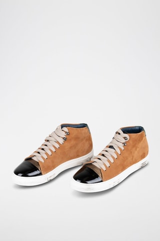 Baskets montantes en cuir Ziaria - Marron
