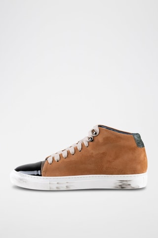 Baskets montantes en cuir Ziaria - Marron
