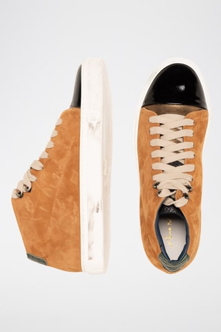 Baskets montantes en cuir Ziaria - Marron