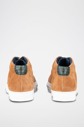 Baskets montantes en cuir Ziaria - Marron