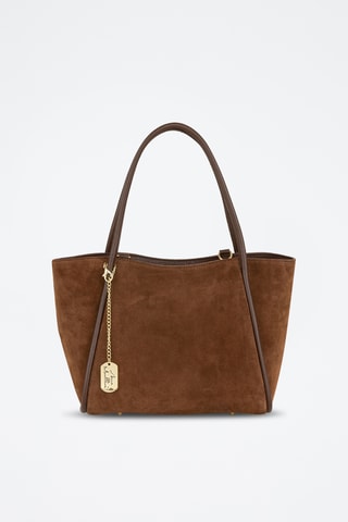 Sac à main en cuir Eriafia - Marron foncé
