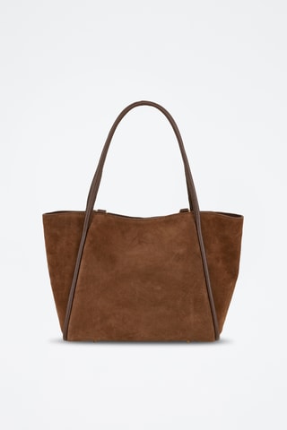 Sac à main en cuir Eriafia - Marron foncé