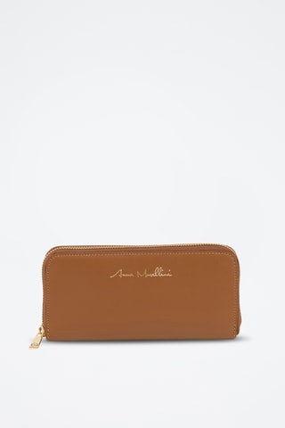 Portefeuille en cuir Palina - Camel