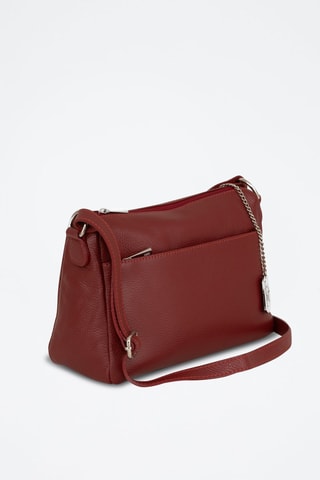 Sac bandoulière en cuir Orlanda - Anna Morellini - Rouge