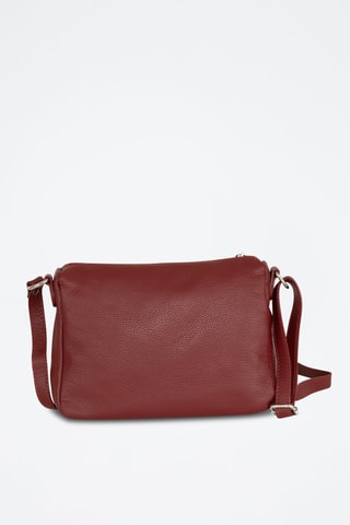 Sac bandoulière en cuir Orlanda - Anna Morellini - Rouge