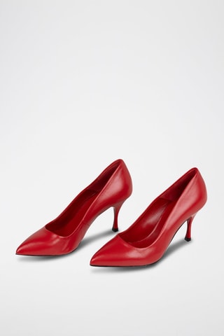 Escarpins en cuir Nesella - Anna Morellini - Rouge