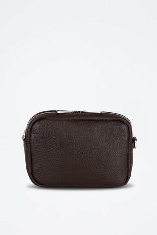 Sac bandoulière en cuir Erminia - Anna Morellini - Marron
