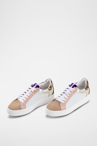 Baskets en cuir Lassellana - Beige