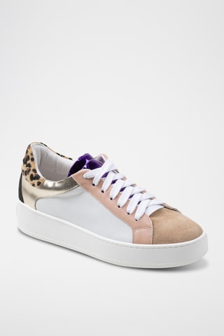 Baskets en cuir Lassellana - Beige