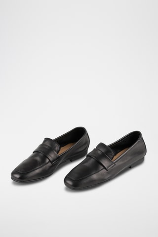 Mocassins en cuir Silanca - Noir