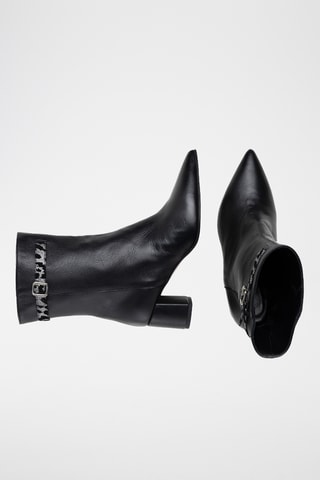 Bottines en cuir Etina - Noir