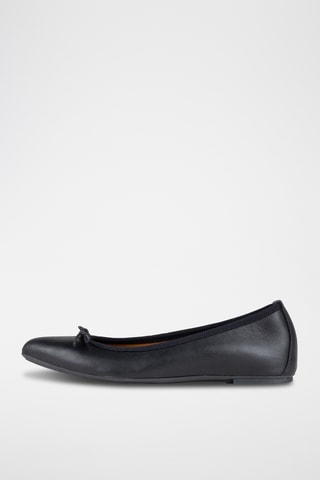 Ballerines en cuir Listerta - Noir