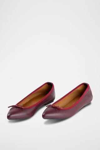Ballerines en cuir Ettalisana - Bordeaux
