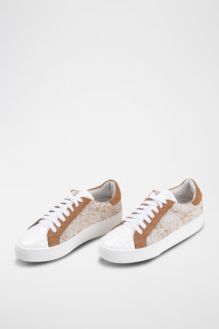 Baskets en cuir Cristanda - Marron