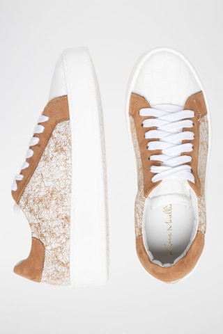 Baskets en cuir Cristanda - Marron