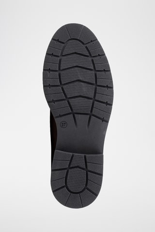 Mocassins plateformes en cuir Aderia - Marron