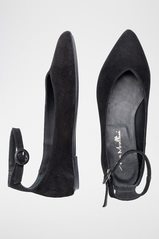 Ballerines en cuir Ellasia - Noir