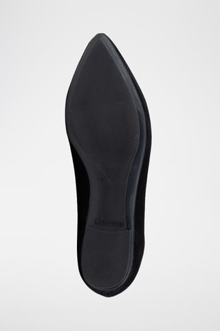 Ballerines en cuir Ellasia - Noir