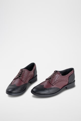 Mocassins en cuir Melinina - Bordeaux