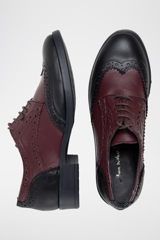 Mocassins en cuir Melinina - Bordeaux