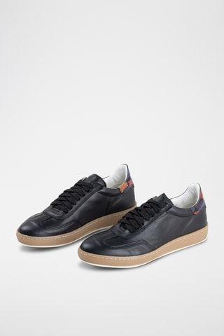 Baskets en cuir Monnia - Noir et multicolore
